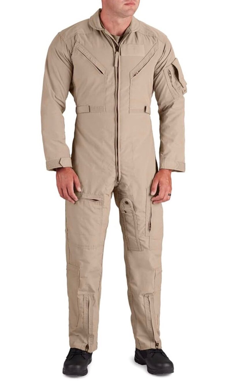 Carter flight suit overalls tall 42L adjustable waist coveralls aviator laborer
